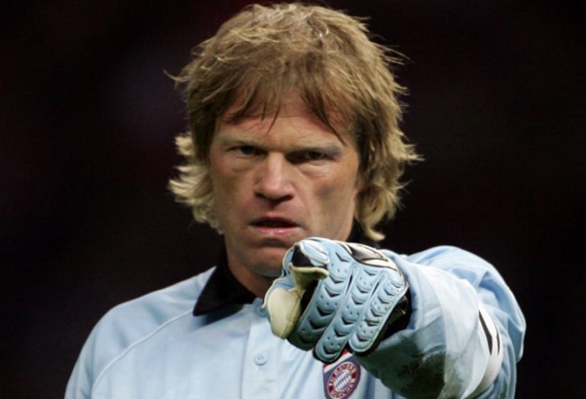 Oliver Kahn faz parte da excelente escola de goleiros alemães