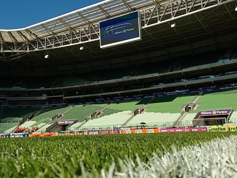 Allianz Parque antes de Palmeiras x Corinthians