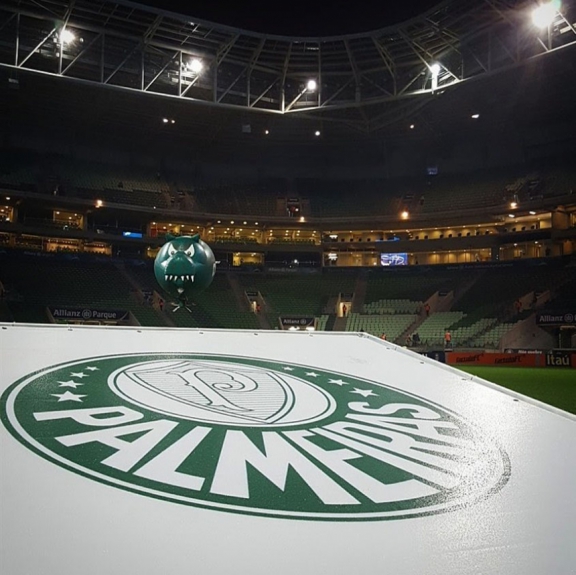 Allianz Parque antes de Palmeiras x América-MG