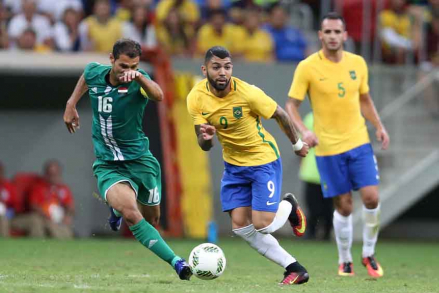 Brasil x Iraque (Foto:Lucas Figueiredo)