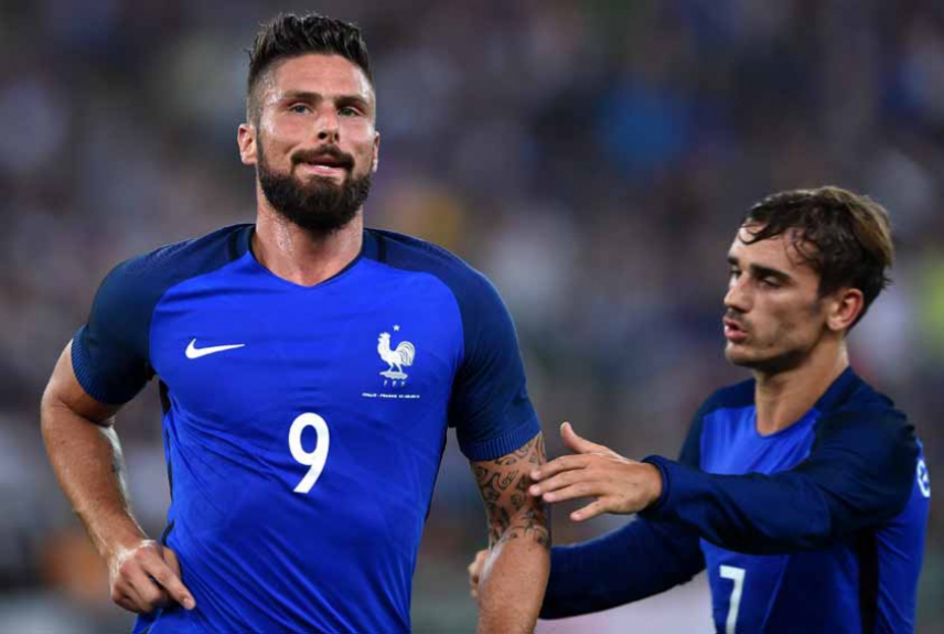 Giroud - Italia x França
