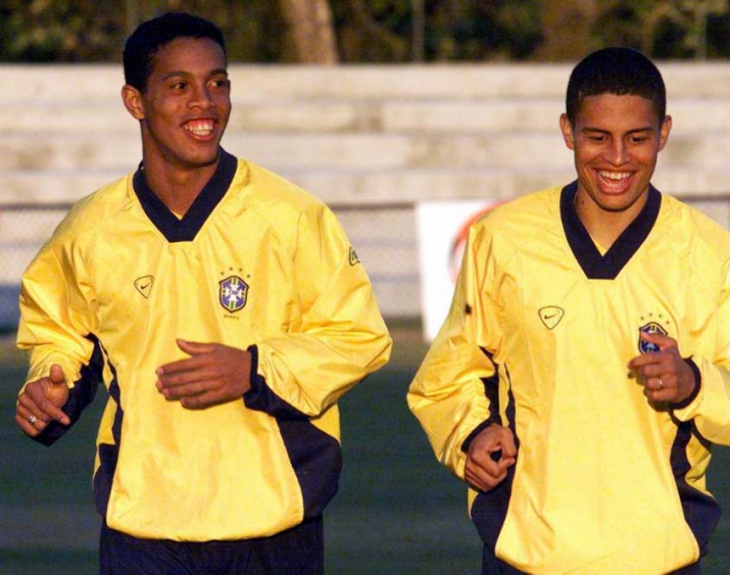Mesmo ao lado de Ronaldinho, Alex fracassou com o Brasil na Olimpíada de 2000