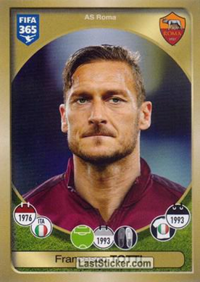 Totti 1 - Figurinha - 16/17