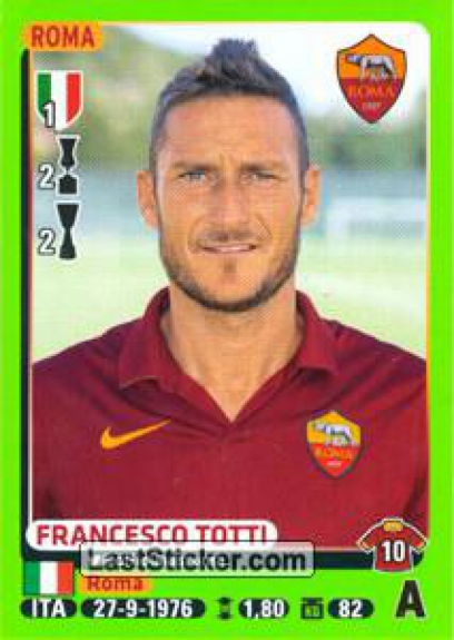 Totti 2 - Figurinha - 14/15