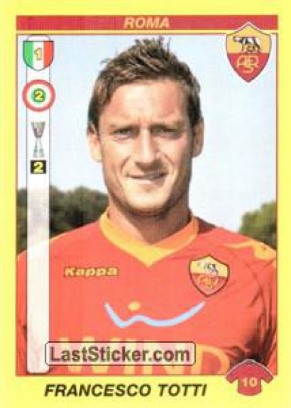 Totti 8 - Figurinha - 09/11