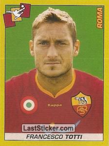 Totti 10 - Figurinha - 07/08