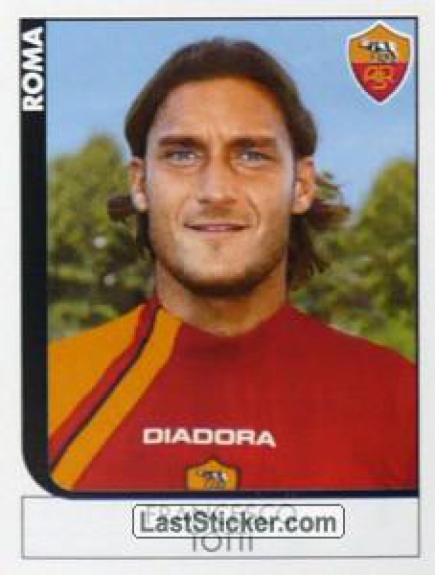 Totti 12 - Figurinha - 05/06