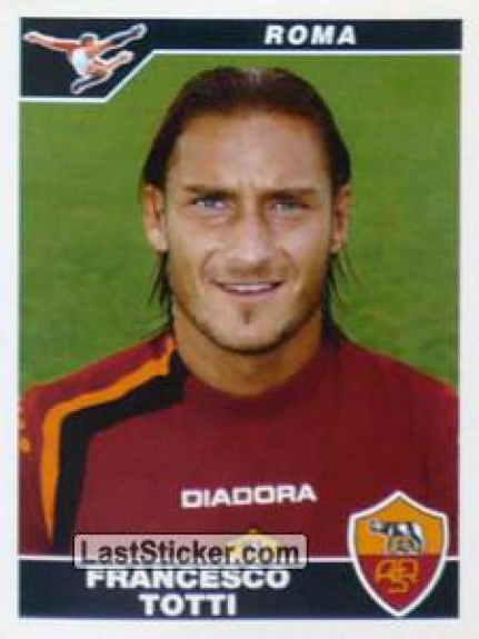Totti 13 - Figurinha - 04/05