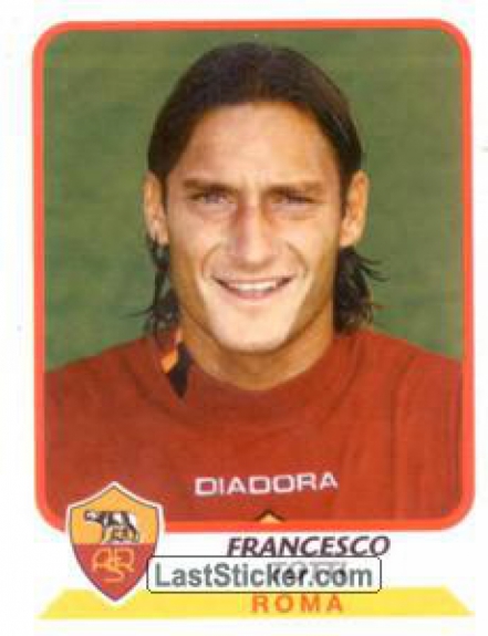 Totti 14 - Figurinha - 03/04