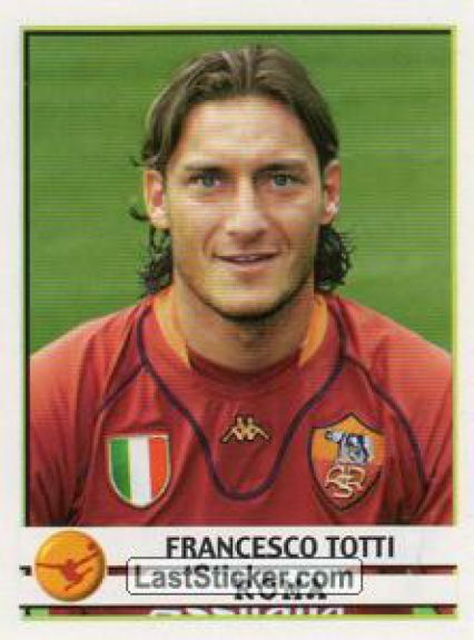 Totti 16 - Figurinha - 01/02