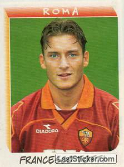 Totti 18 - Figurinha - 99/00