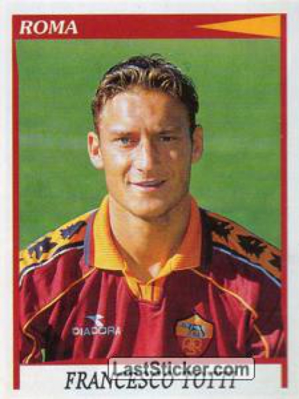 Totti 19 - Figurinha - 98/99