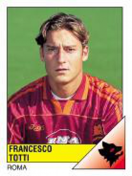 Totti 22 - Figurinha - 95/96