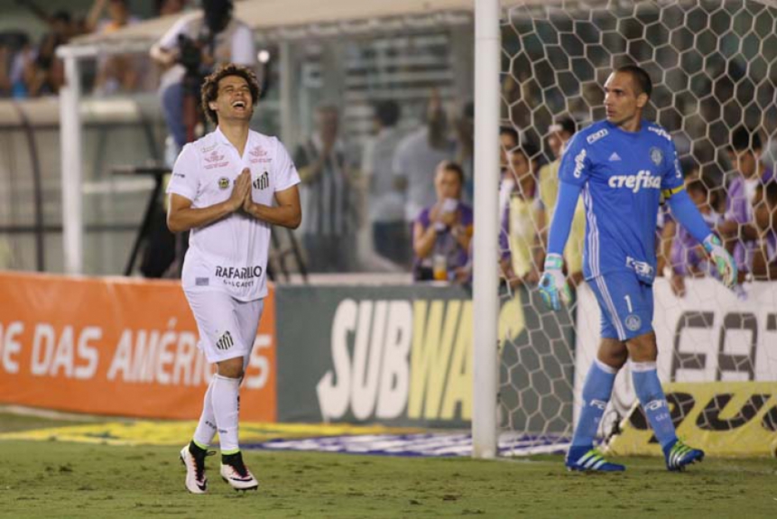 Santos x Palmeiras - 2x2 - semifinal Paulista - 24/4/16 - Vila Belmiro