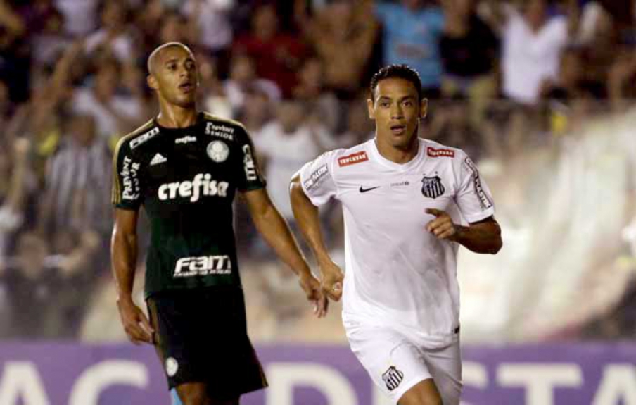 Ricardo Oliveira - Santos 2 x 1 Palmeiras - Campeonato Paulista, Vila Belmiro - 11/3/2015