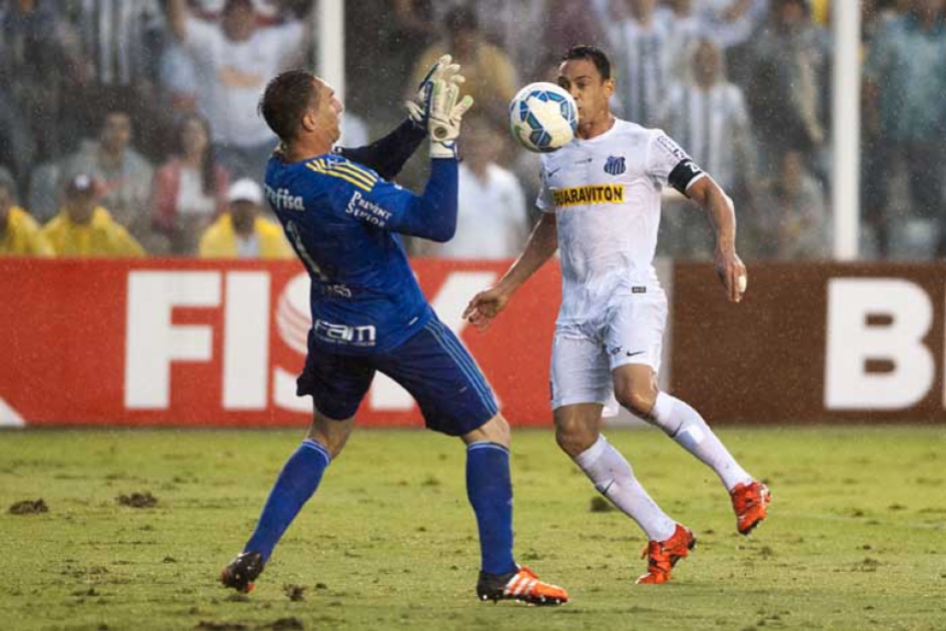 Ricardo Oliveira - Santos 2 x 1 Palmeiras - Campeonato Brasileiro, Vila Belmiro, 1/11/2015