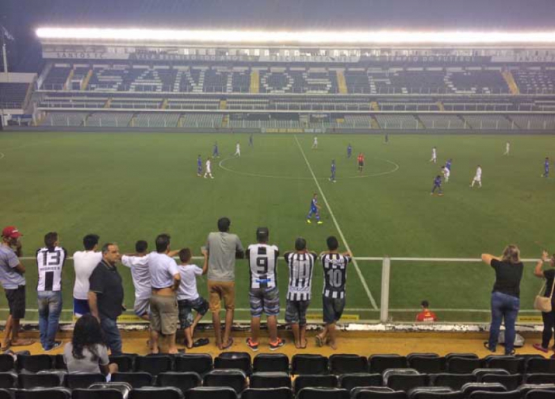 Santos x Cruzeiro no sub-20