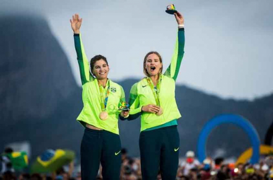 Martine Grael e Kahena Kunze