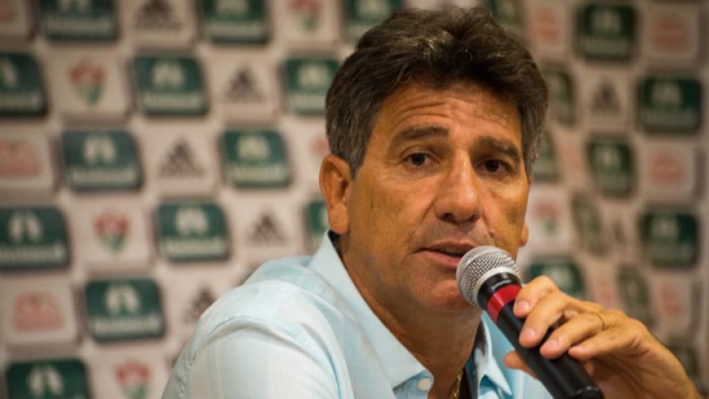 Renato Gaúcho como técnico do Grêmio em 2010,2011