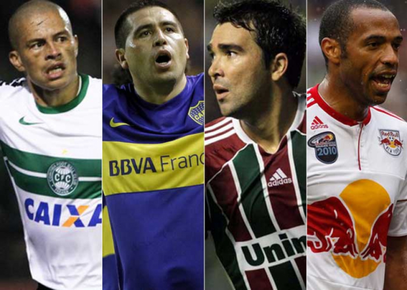 Montagem - Alex / Riquelme / Deco / Henry