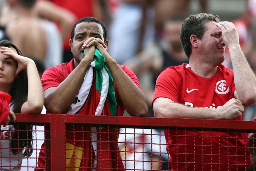 O Internacional nunca havia caído para Série B do Brasileirão