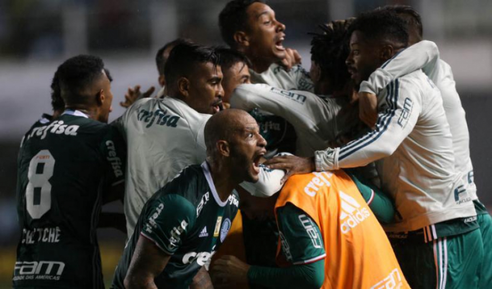 Felipe Melo - Palmeiras x Santos