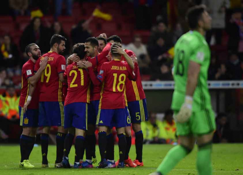 Gol de David Silva - Espanha x Israel