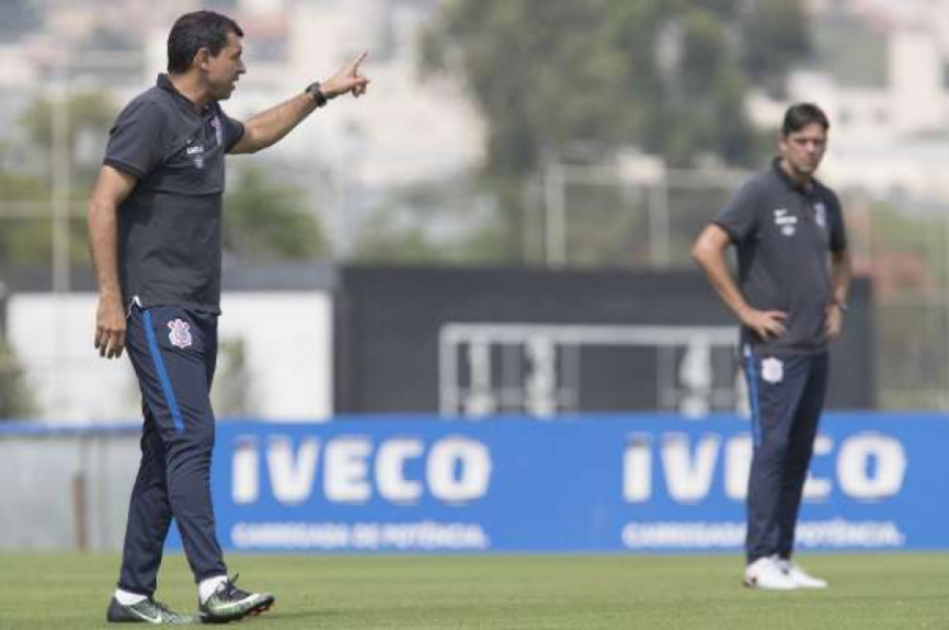 Treino do Corinthians - Fabio Carille