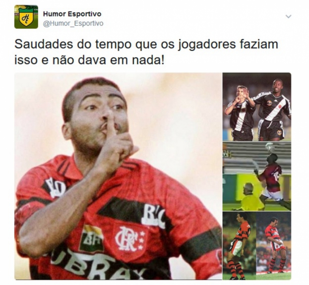 Maicon foi punido com amarelo após imitar uma galinha na comemoração do gol. Na web, internautas criticaram punição e comentaram sobre o gesto do zagueiro tricolor.