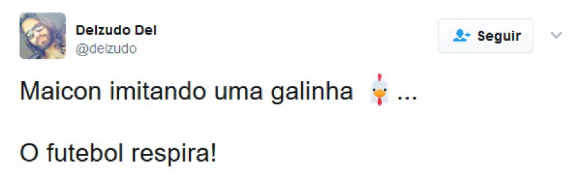 Maicon foi punido com amarelo após imitar uma galinha na comemoração do gol. Na web, internautas criticaram punição e comentaram sobre o gesto do zagueiro tricolor.