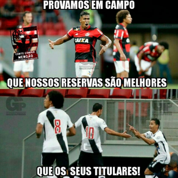 Os melhores memes do empate entre Flamengo e Vasco, pela Taça Rio