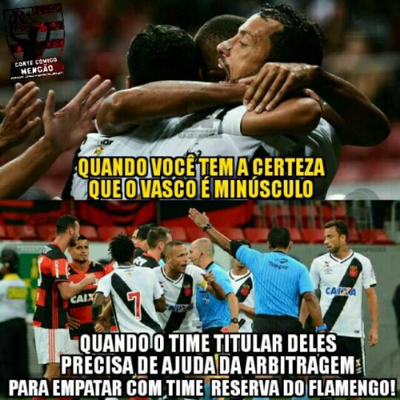 Os melhores memes do empate entre Flamengo e Vasco, pela Taça Rio