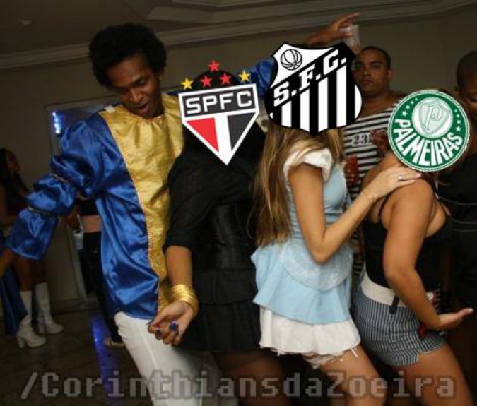 Torcedores de São Paulo e Corinthians se provocaram após empate no Majestoso