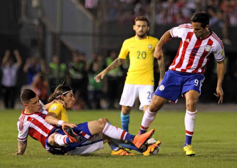 Brasil 2x2 Paraguai - 2016 - Eliminatórias da Copa do Mundo-2018