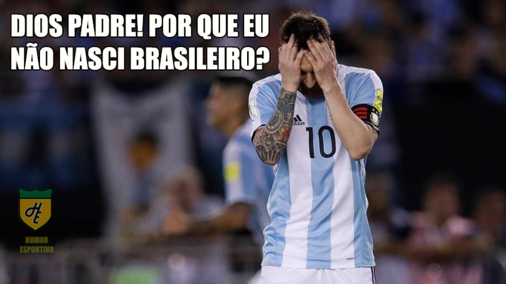 Brasileiros fazem piadas com derrota da Argentina e sufoco dos 'hermanos' nas Eliminatórias para Copa da Rússia