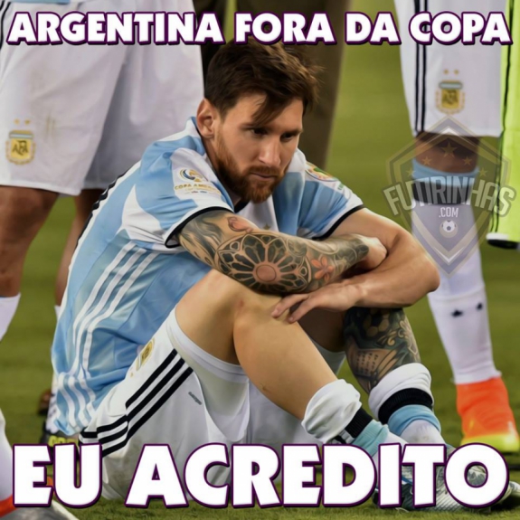 Brasileiros fazem piadas com derrota da Argentina e sufoco dos 'hermanos' nas Eliminatórias para Copa da Rússia