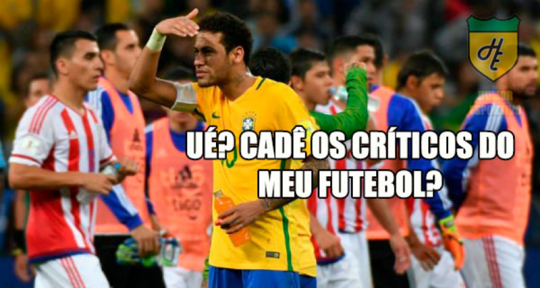 Grande atuação contra o Paraguai e classificação antecipada para a Copa da Rússia renderam brincadeiras nas redes sociais