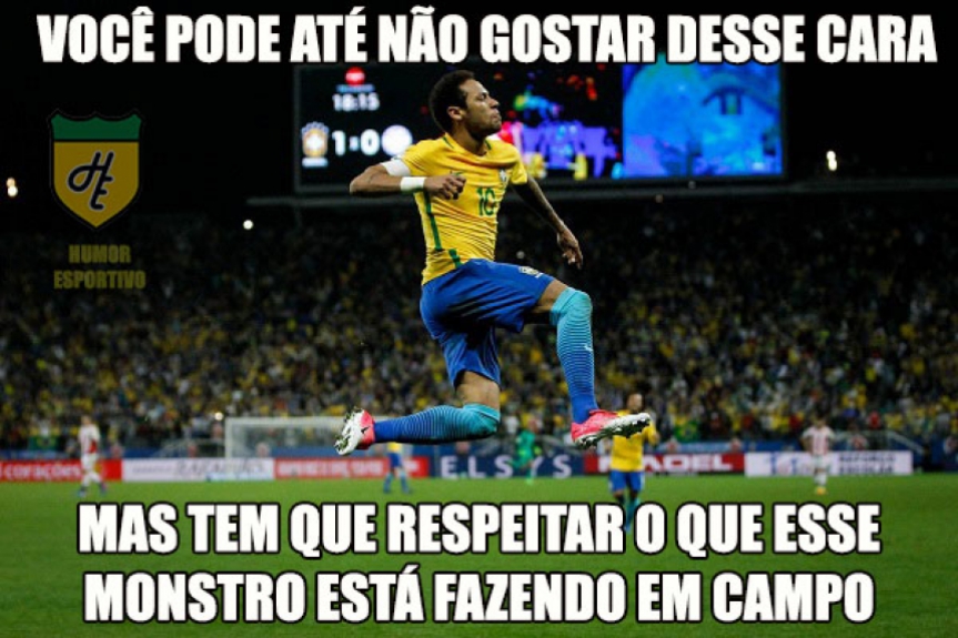Grande atuação contra o Paraguai e classificação antecipada para a Copa da Rússia renderam brincadeiras nas redes sociais