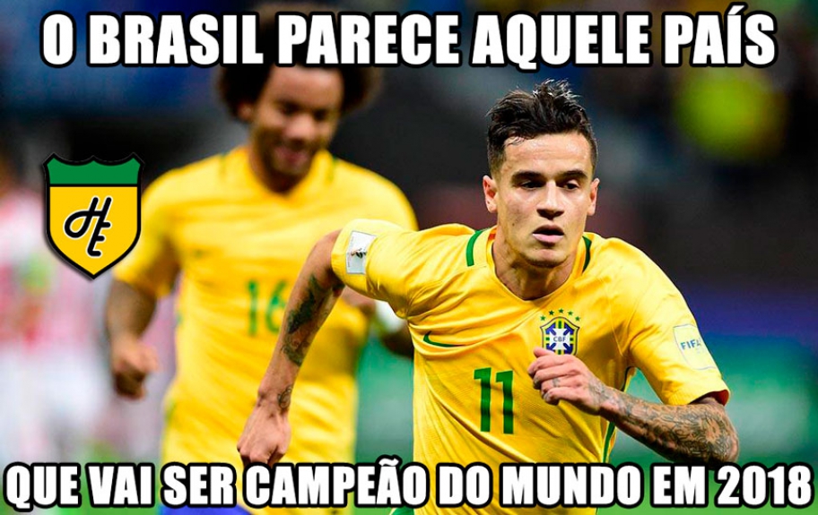 Grande atuação contra o Paraguai e classificação antecipada para a Copa da Rússia renderam brincadeiras nas redes sociais