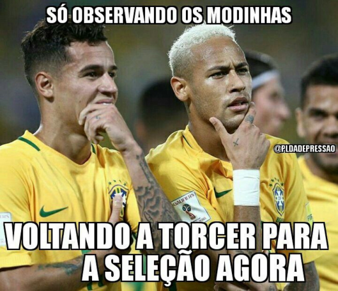 Grande atuação contra o Paraguai e classificação antecipada para a Copa da Rússia renderam brincadeiras nas redes sociais