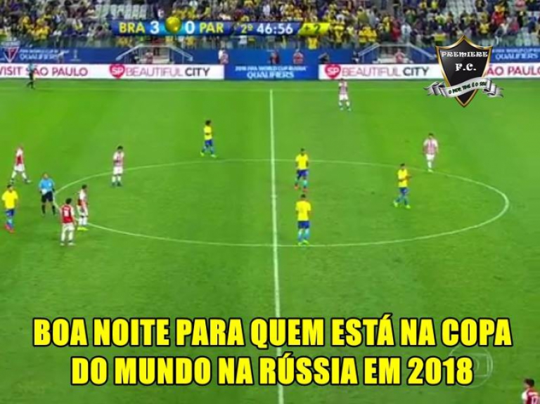 Grande atuação contra o Paraguai e classificação antecipada para a Copa da Rússia renderam brincadeiras nas redes sociais