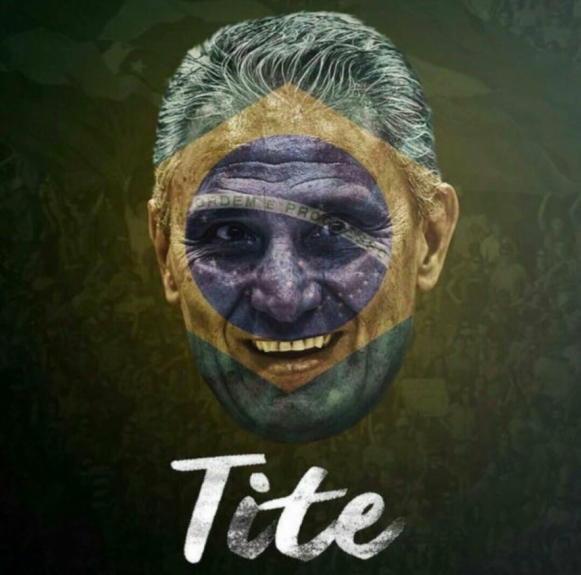 Torcedores se empolgam e pedem Tite como próximo presidente do Brasil