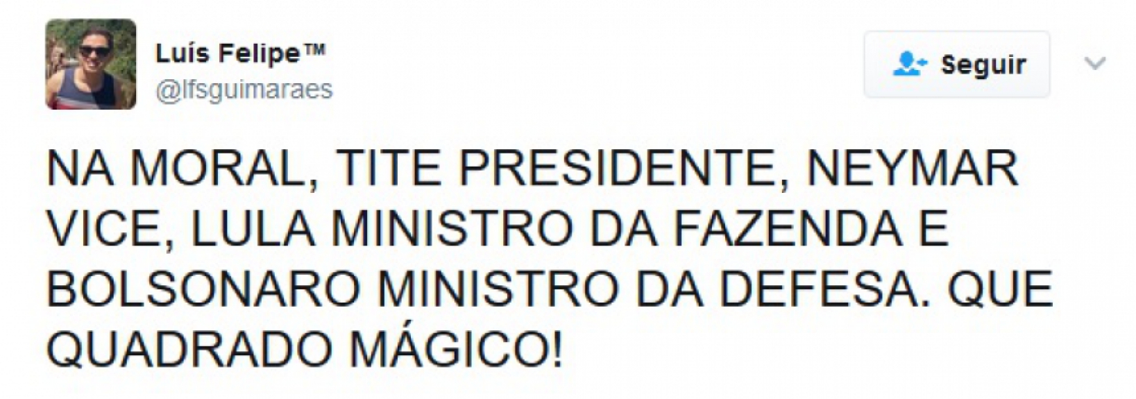 Torcedores se empolgam e pedem Tite como próximo presidente do Brasil