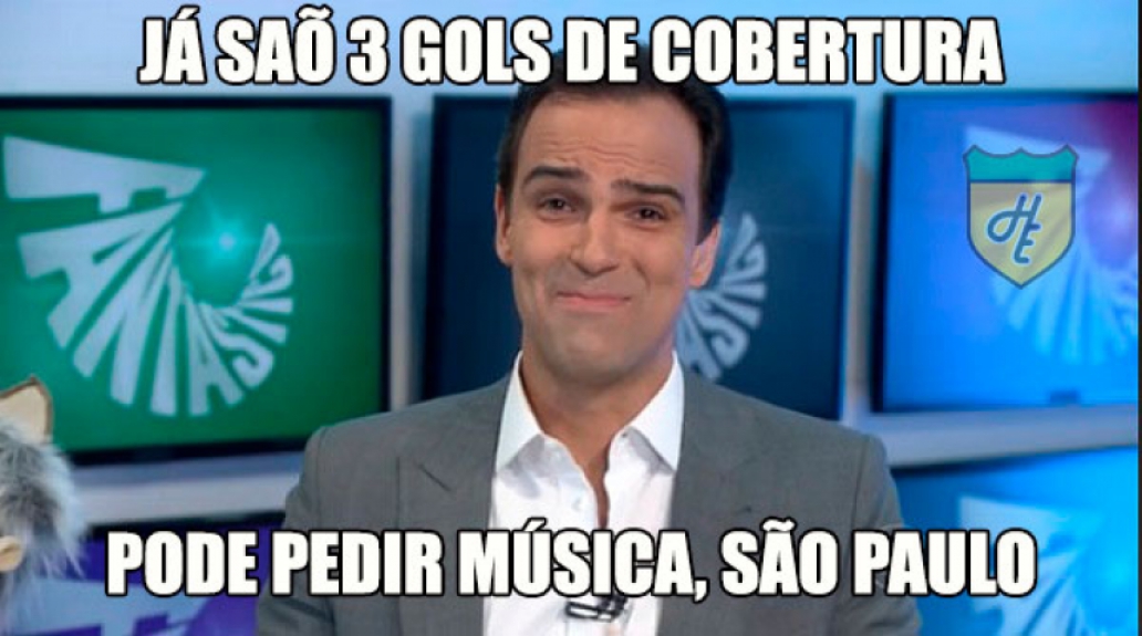 8ª rodada - Palmeiras goleou o São Paulo por 3 a 0, com direito a golaço de cobertura de Dudu