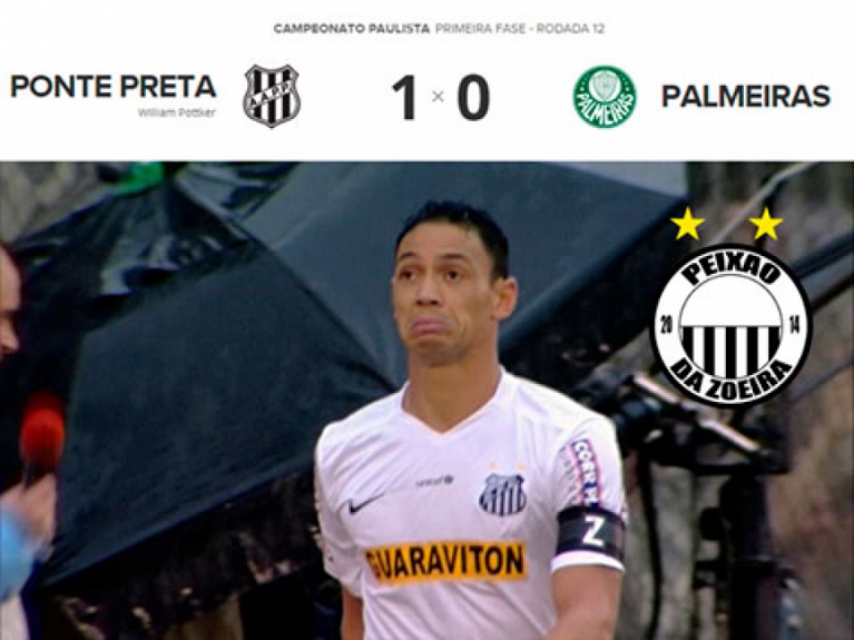 12ª rodada - Ponte Preta 1 x 0 Palmeiras