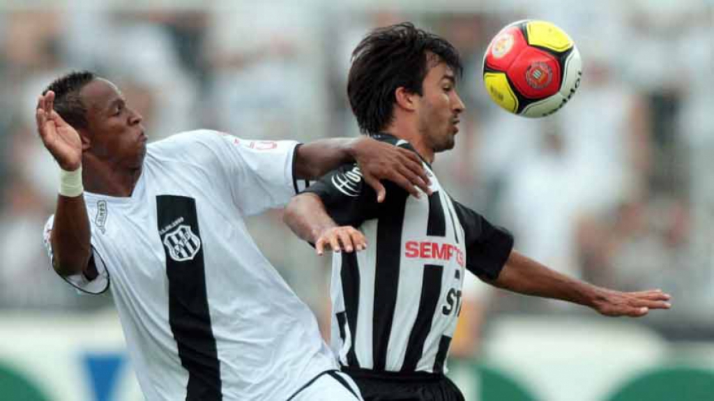 05/04/2009 – Santos 3 x 2 Ponte Preta – Campeonato Paulista – Moisés Lucarelli