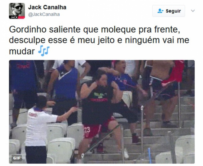 Torcedor da La U chamou corintianos para briga e viralizou na web