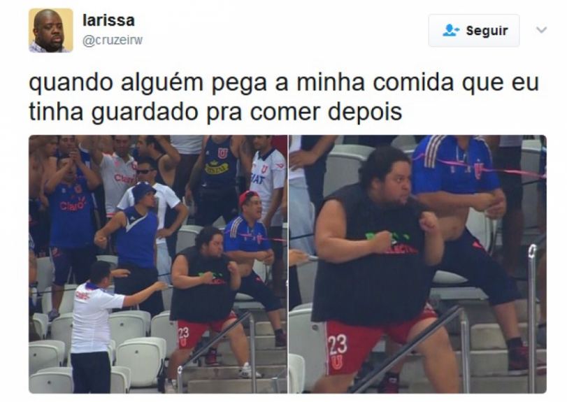 Torcedor da La U chamou corintianos para briga e viralizou na web