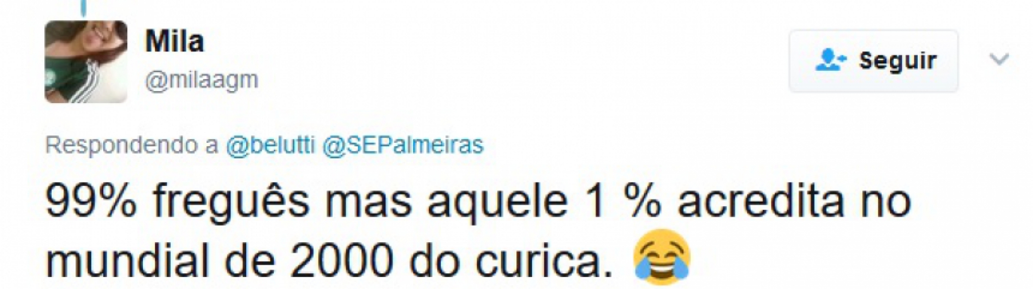 Palmeirenses ficaram revoltados com o cantor Belutti