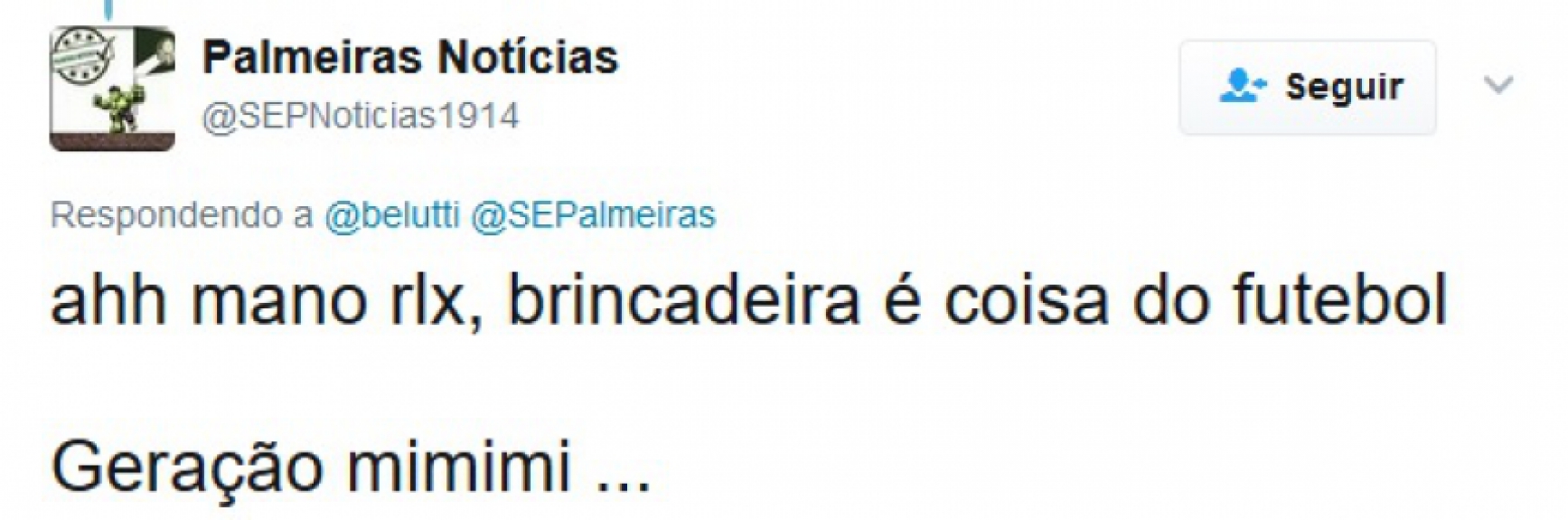 Muitos torcedores apoiaram o cantor após a brincadeira